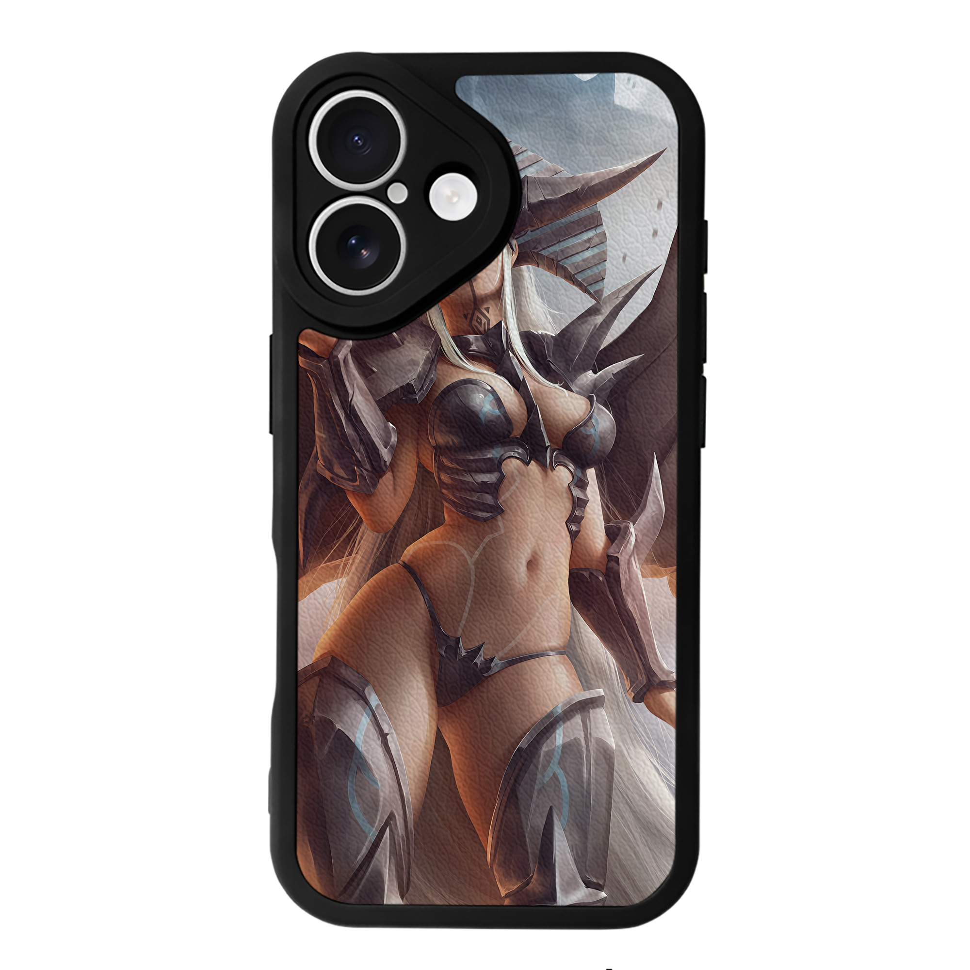 （画像用） 遊☆戯☆王 Yu-Gi-Oh! 【iPhone 16シリーズ対応】シリコンスマホケース（レザー調） 材質：シリコン